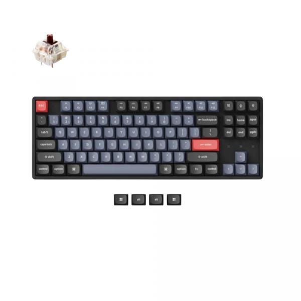 Keychron K8 Pro [Gateron G Pro Brown] HotSwap Aluminum Frame RGB Black в Ташкенте - фото