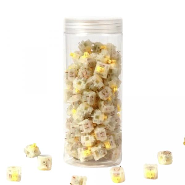 Keychron Gateron Cap V2 Milky Yellow 110pcs [G31] в Ташкенте - фото