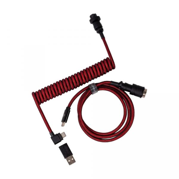 Keychron Premium Coiled Aviator Angled Red в Ташкенте - фото