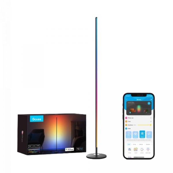 Govee H6076 RGBICW Smart Corner Floor Lamp Black в Ташкенте - фото