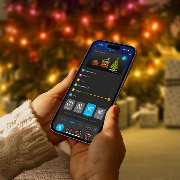 Govee Smart LED Govee H70C2 Christmas Light RGB, IP65 / 20m в Ташкенте - фото