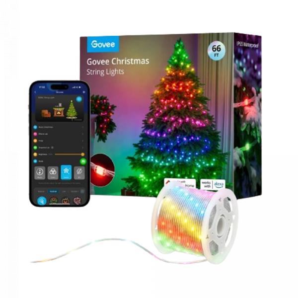 Govee Smart LED Govee H70C2 Christmas Light RGB, IP65 / 20m в Ташкенте - фото