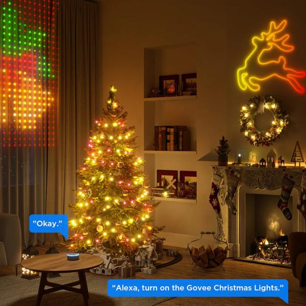 Govee Smart LED Govee H70C2 Christmas Light RGB, IP65 / 20m в Ташкенте - фото