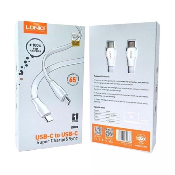 LDNIO LC131C / USB-C на USB-C / 65W / 1m в Ташкенте - фото