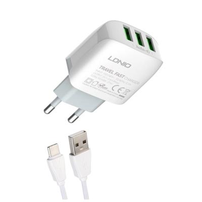 LDNIO A3312 / 17W / +cable USB-C 1m