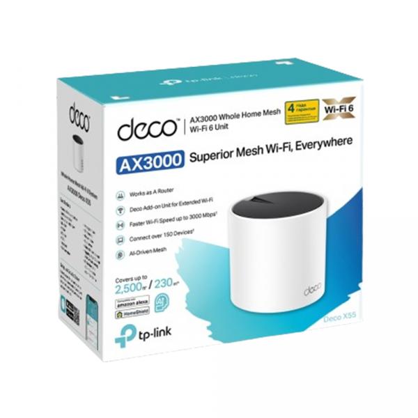 TP-Link Deco X55 /AX3000 (1-pack) Toshkentda - fotosurat