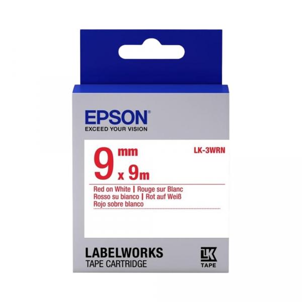Epson LK3WRN White-Red 9mm/9m в Ташкенте - фото