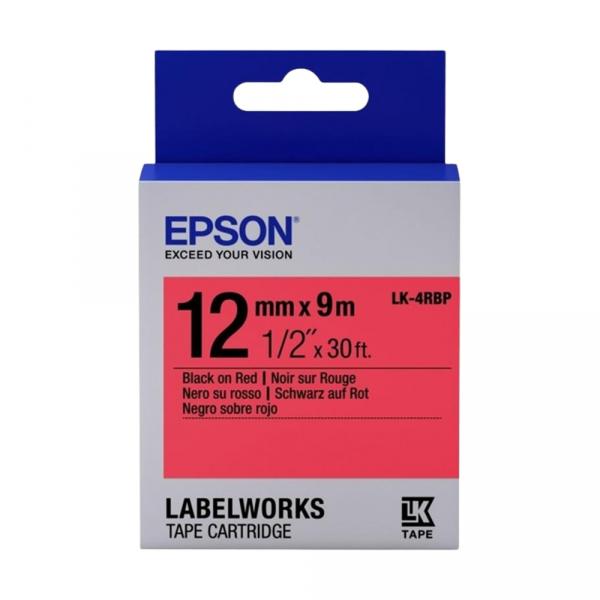 Epson LK4RBP Red-Black 12mm/9m в Ташкенте - фото