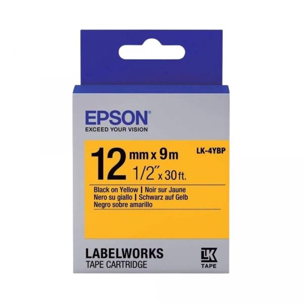 Epson LK4YBP Yellow-Black 12mm/9m в Ташкенте - фото