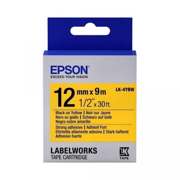 Epson LK4YBW Yellow-Black 12mm/9m в Ташкенте - фото