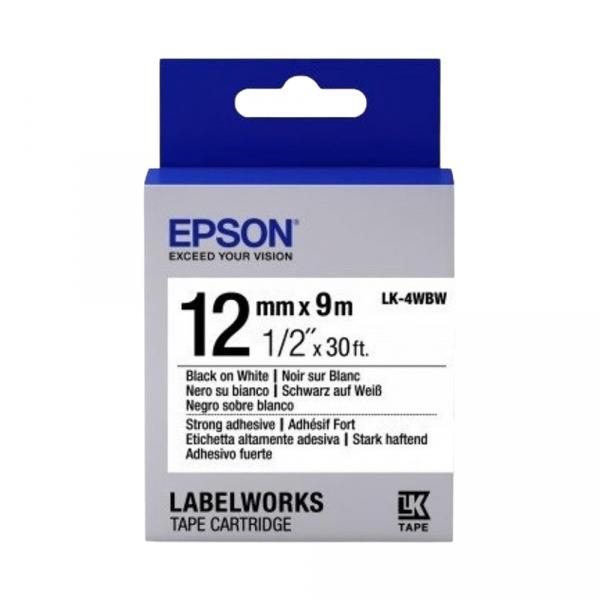 Epson LK4WBW White-Black 12mm/9m в Ташкенте - фото