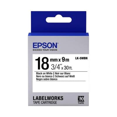Epson LK5WBN White-Black 18mm/9m
