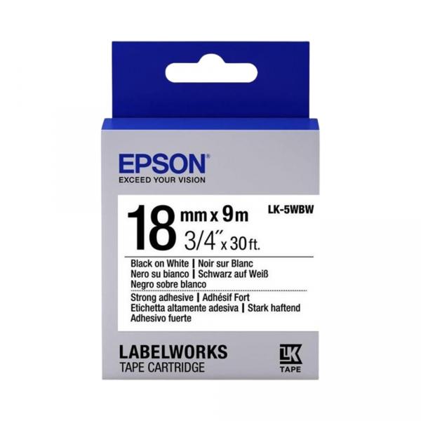 Epson LK5WBW White-Black 18mm/9m в Ташкенте - фото