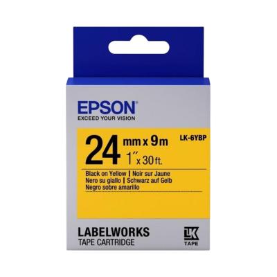Epson LK6YBP Yellow-Black 24mm/9m