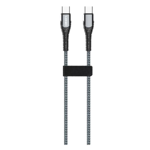 LDNIO USB-C to USB-C / 65w / 2m Gray в Ташкенте - фото