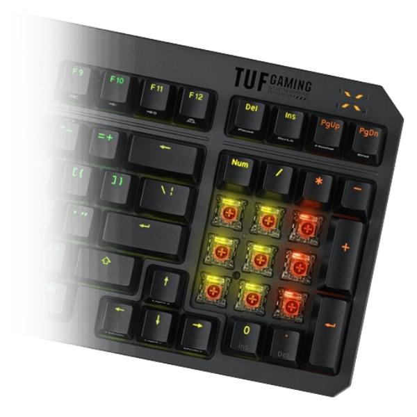 ASUS TUF Gaming K3 Gen II Opti-Mech RGB [Red Switches] ABS USB Black в Ташкенте - фото