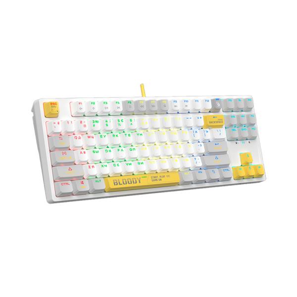 Bloody S87 Energy White [Red Switch] Toshkentda - fotosurat