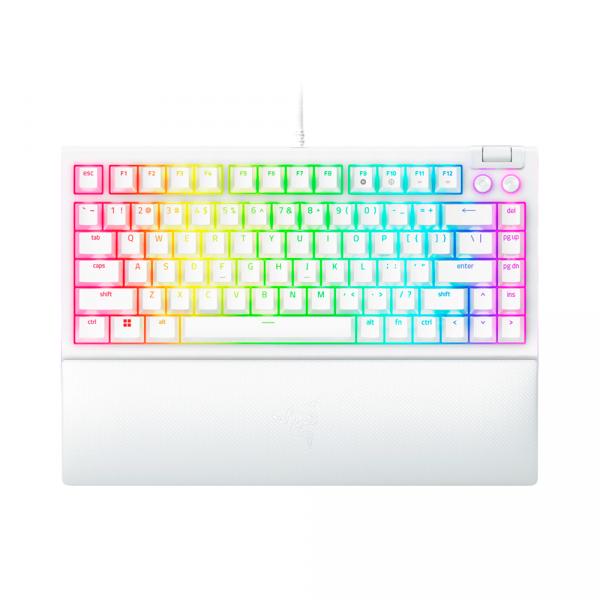 Razer BlackWidow V4 75% White [Razer Orange] в Ташкенте - фото