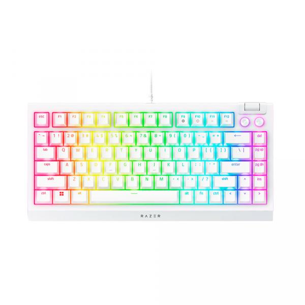 Razer BlackWidow V4 75% White [Razer Orange] в Ташкенте - фото