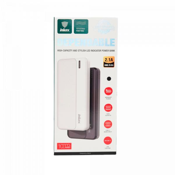 Inkax PB-01A 10000 mAh Black в Ташкенте - фото