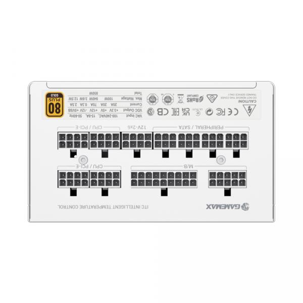 Gamemax GX850 PRO White Modular в Ташкенте - фото