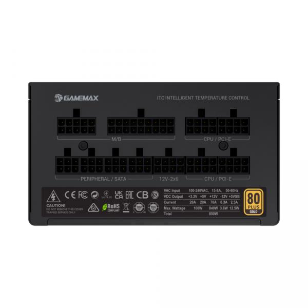 Gamemax GX850 PRO Black Modular в Ташкенте - фото