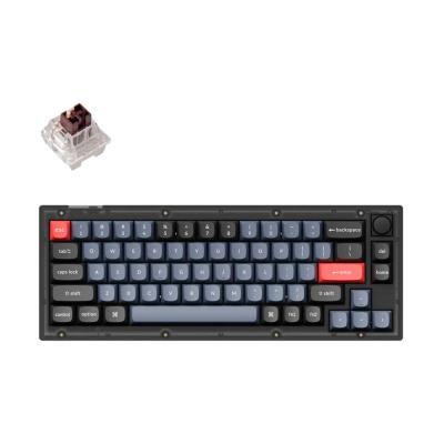 Keychron V2 QMK Knob RGB [Keychron K PRO Brown] HotSwap Frosted Black