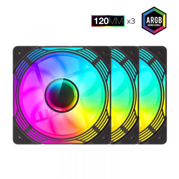 Gamemax KF300R 3in1 120mm Black Toshkentda - fotosurat