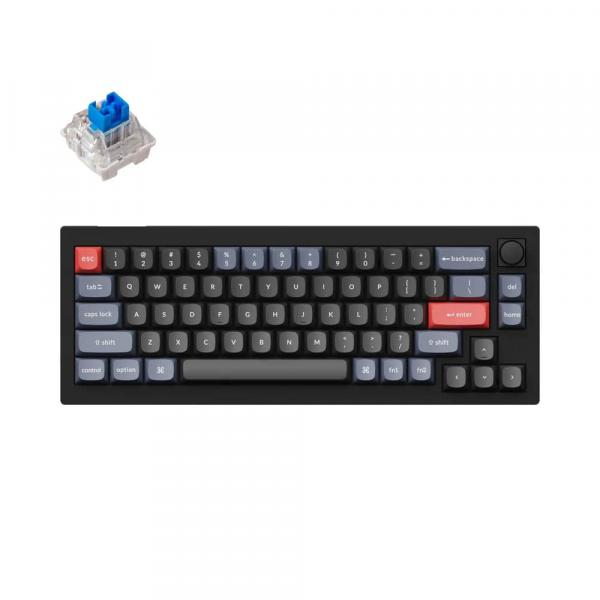 Keychron V2 QMK Knob RGB [Keychron K PRO Blue] HotSwap Carbon Black Toshkentda - fotosurat