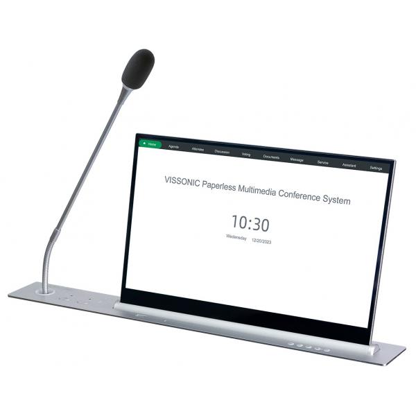 Vissonic Лифтовой дисплей со встроенным микрофоном Vissonic VIS-17LSSCM в Ташкенте - фото