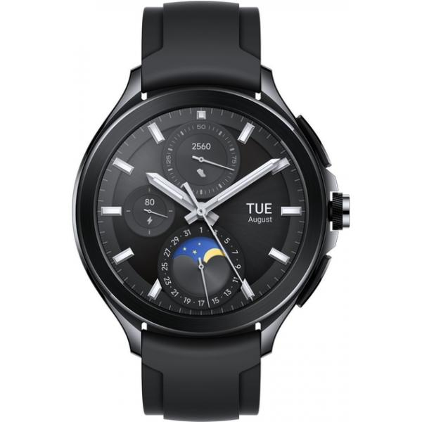 Xiaomi Watch 2 Pro Bluetooth Black (Black Fluororubber Strap) Toshkentda - fotosurat