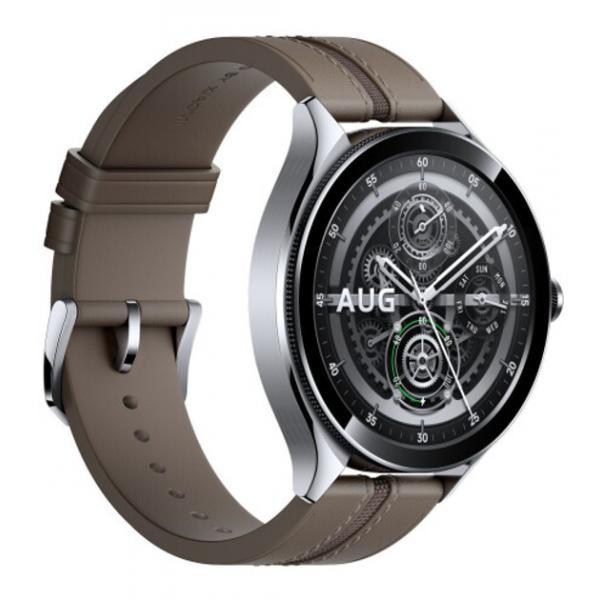 Xiaomi Watch 2 Pro Bluetooth Silver (Brown Leather Strap) Toshkentda - fotosurat