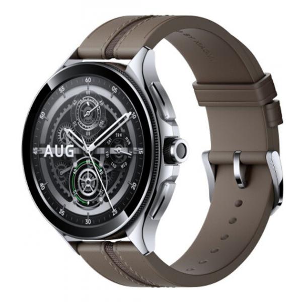 Xiaomi Watch 2 Pro Bluetooth Silver (Brown Leather Strap) Toshkentda - fotosurat