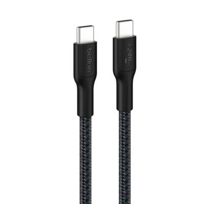Belkin Type-C / Type-C | 3m 240W Brained  Black