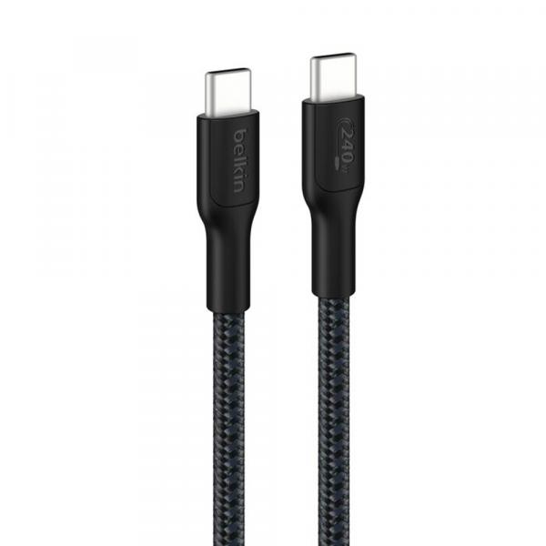 Belkin Type-C / Type-C | 3m 240W Brained  Black Toshkentda - fotosurat