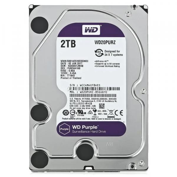 Western Digital DS WD20PURX-78 HDD-2tb Toshkentda - fotosurat