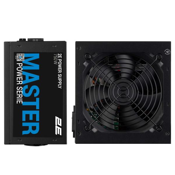 2E Master Power (750W), >80%, 80+ White, 120mm, 1xMB 24pin(20+4), 1xCPU 8pin(4+4), 3xMolex, 5xSATA, 4xPCIe 8pin(6+2) Toshkentda - fotosurat