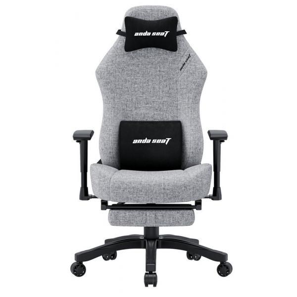 AndaSeat Luna Pro, льняная ткань, 1D-Armrests,  серый темный в Ташкенте - фото