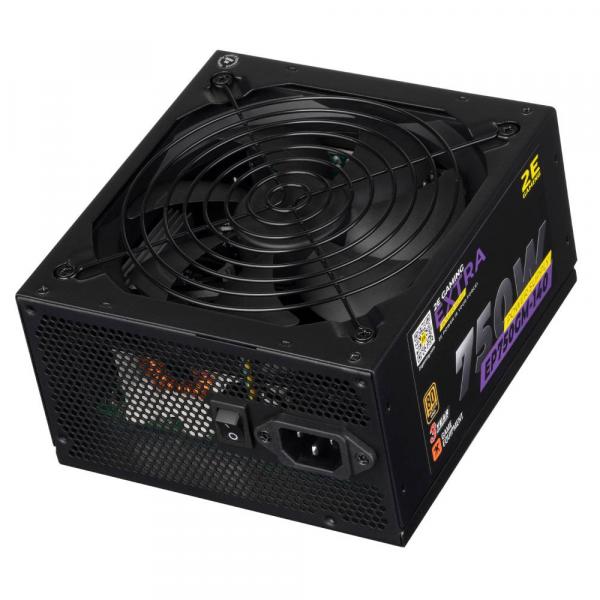 2E EXTRA POWER (750W), 110-240V, >85%, 80+Gold, APFC, 140мм, MB(20+4), CPU(4+4), 6xSATA в Ташкенте - фото