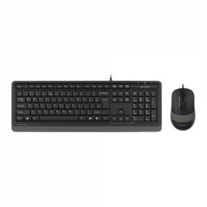 Комплект клавиатура+мышь A4Tech F1010 Black/Gray в Ташкенте - фото
