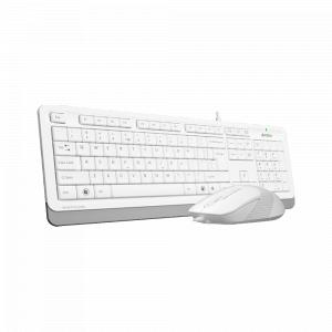 Комплект клавиатура+мышь A4Tech F1010 White в Ташкенте - фото