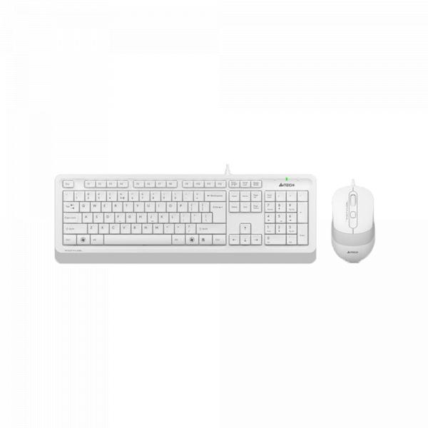 Комплект клавиатура+мышь A4Tech F1010 White в Ташкенте - фото